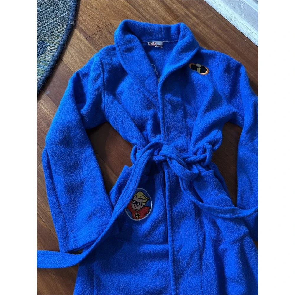 Vintage Disney The Incredibles Dash Boys Bathrobe No Tag See Measurements 5/6